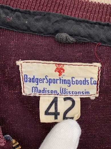 商品画像：60s/Badger Sporting Goods Co/カットソー/42/パイル/ボルドー// 3