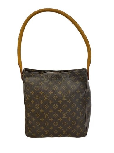 商品画像：ルーピングGM_モノグラム・キャンバス/PVC/ブラウン/総柄 1