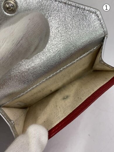 商品画像：3つ折り財布/レザー/RED/レディース/51150009-L001L-PF 6