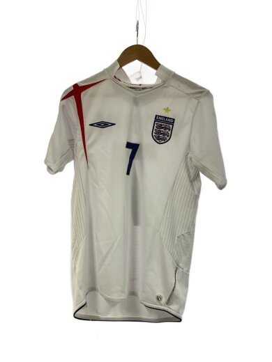商品画像：イングランド代表/ベッカム/S/ポリエステル/WHT 1