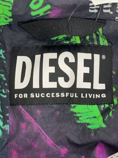 商品画像：ナイロンジャケット/メッセージプリント/総柄/ポリエステル/パープル 3