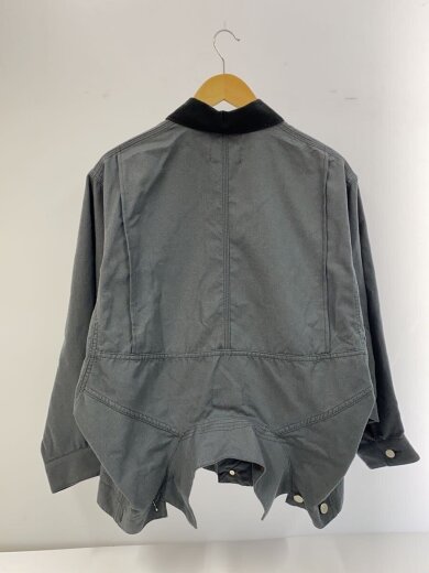 商品画像：double-end post work twill blouson/34/ポリエステル/グレー 2