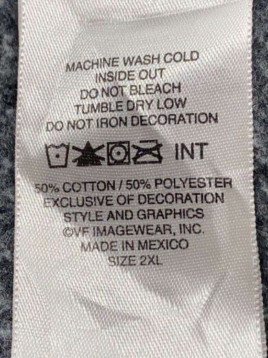 商品画像：ジップパーカー/XXL/コットン/GRY 4