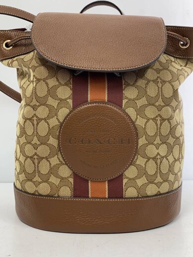 商品画像：リュック/レザー/BRW/総柄/CE601 5