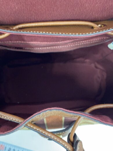 商品画像：リュック/レザー/BRW/総柄/CE601 6