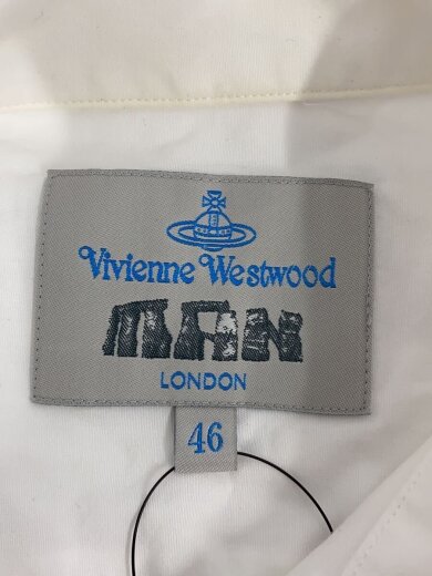 商品画像：コットンオーブ刺繍半袖シャツ/WHT/4445-2116 3