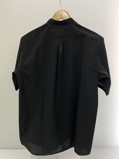 商品画像：DH SKIPPER S/S SHIRT/半袖シャツ/S/ポリエステル/BLK/リネン混 2
