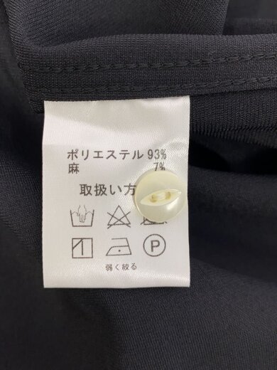 商品画像：DH SKIPPER S/S SHIRT/半袖シャツ/S/ポリエステル/BLK/リネン混 4