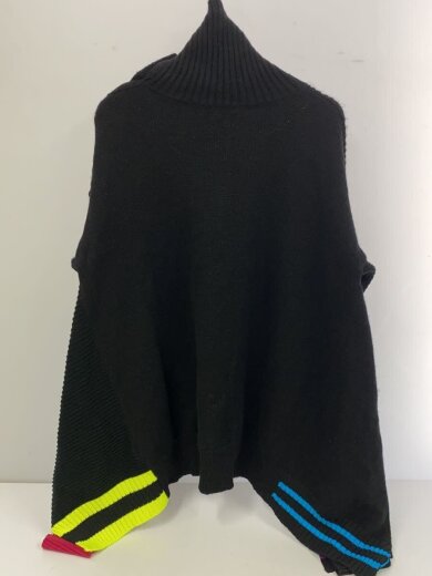 商品画像：変形/アシンメトリー/ニット・セーター(厚手)/--/アクリル/BLK 2