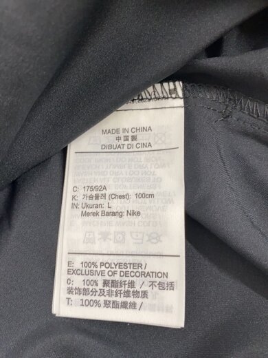 商品画像：ナイロンジャケット/L/ナイロン/ブラック/IF0767-010// 4