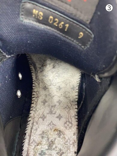 商品画像：リヴオリハイカットスニーカー/モノグラム/シューズ/US9/ブラック// 9