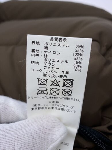 商品画像：クリスティベスト/ヨーク切替/ダウンベスト/36/ナイロン/カーキ// 4