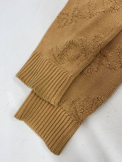 商品画像：ニット・セーター(厚手)/S/コットン/キャメル/ロゴニット 6