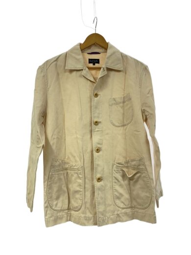 商品画像：ジャケット/L/コットン/クリーム/リネン混/3ポケット/564111 1