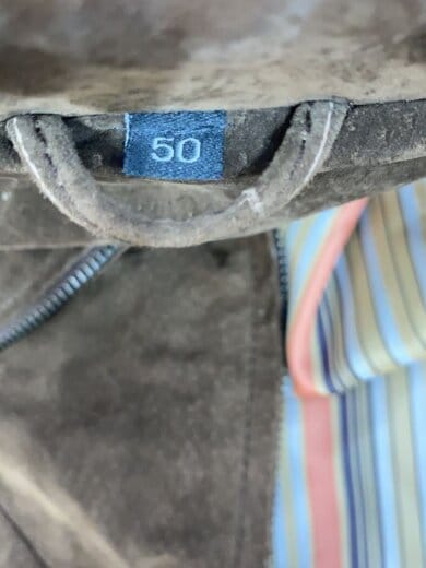 商品画像：BIAGGINI/レザージャケット・ブルゾン/50/スウェード/ブラウン 4