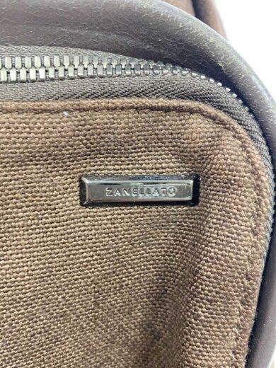 商品画像：リュック/キャンバス/レザーコンビ/ブラウン 5