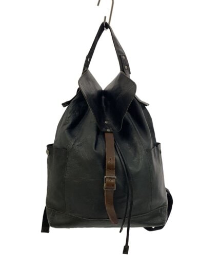 商品画像：リュック/レザー/ブラック 1