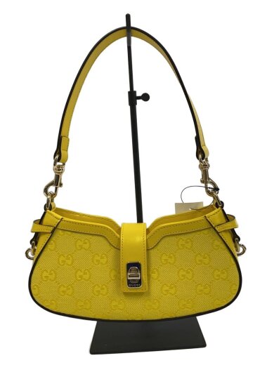 商品画像：ミニ ショルダーバッグ_グッチ ムーンサイド/キャンバス/YLW/総柄 1