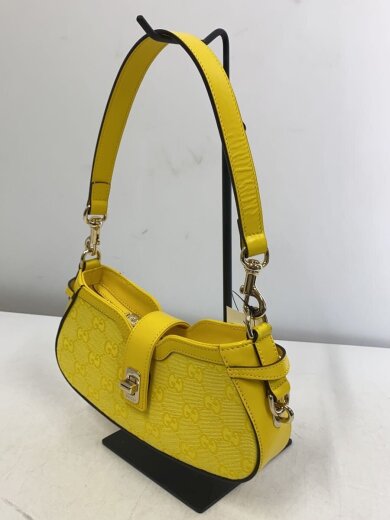 商品画像：ミニ ショルダーバッグ_グッチ ムーンサイド/キャンバス/YLW/総柄 2