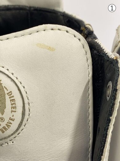 商品画像：S-NENTISH/ハイカットスニーカー/サイドジップ/26.5cm/ホワイト/レザー 7