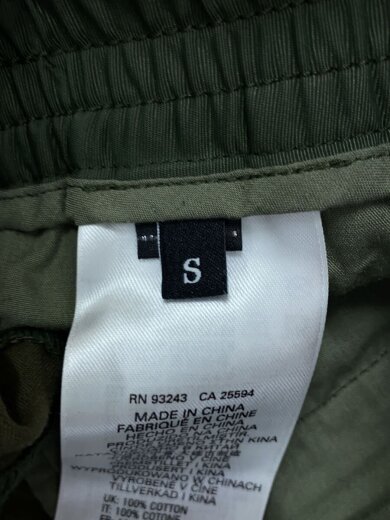 商品画像：ミックスファブリック パッチワーク イージーパンツ/ボトム/S/コットン/KHK/0ECAM 5