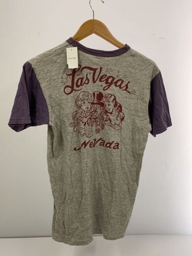商品画像：Tシャツ/LAS VEGAS GAMBLER/M/コットン/グレー/パープル/2325015 2