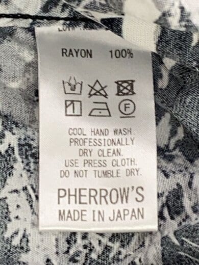 商品画像：アロハシャツ/38/レーヨン/BLK/総柄 4