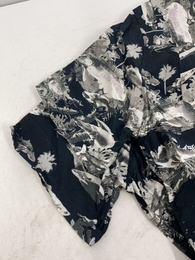 商品画像：アロハシャツ/38/レーヨン/BLK/総柄 5