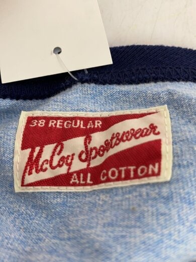 商品画像：リンガーTシャツ/POUGH KEEPSIE/Tシャツ/38/コットン/ブルー 3