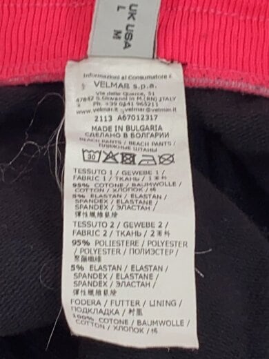 商品画像：MOSCHINO SWIM/ネオンロゴ/スウェットパンツ/ボトム/L/コットン/ブラック 6