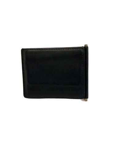 商品画像：マネークリップ/3つ折り財布/レザー/BLK/メンズ// 1