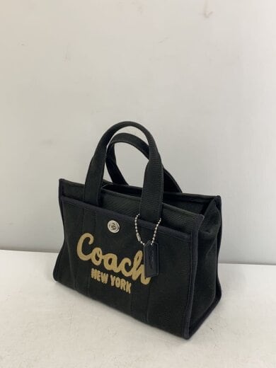 商品画像：角若干の擦れあり/ショルダーバッグ/キャンバス/BLK/無地/CP158// 2