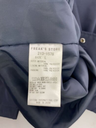 商品画像：FREAK’S STORE別注/コーチジャケット/ブルゾン/L/ポリエステル/NVY/213-1578 4