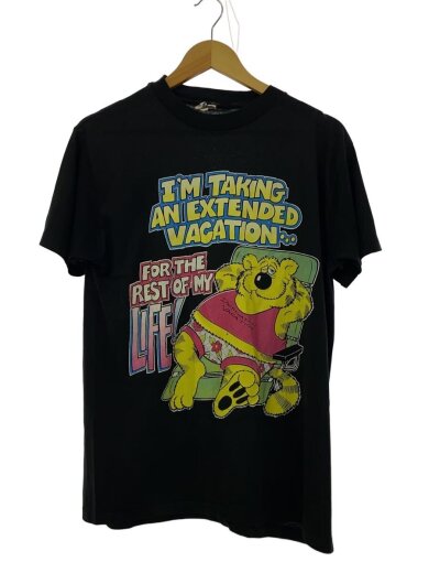 商品画像：80s/USA製/シングルステッチ/カートゥーン/SUN SPORTSWEAR/Tシャツ/L/コットン/BLK// 1