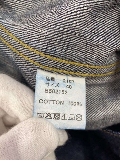 商品画像：Gジャン/40/コットン/NVY/無地/2107 4