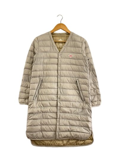 商品画像：V Neck Inner Down Long Jacket/ダウンジャケット/36/ナイロン/GRY/JD-8935// 1