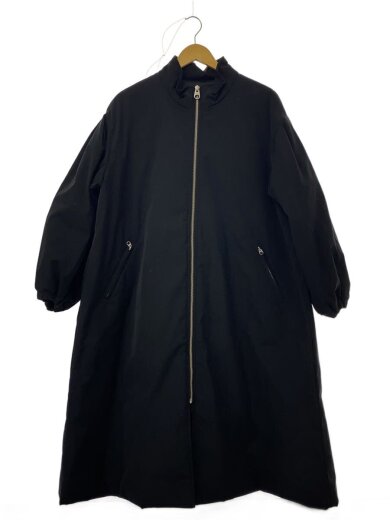 商品画像：コート/38/ポリエステル/BLK/無地/21-020-200-7100-4-0// 1