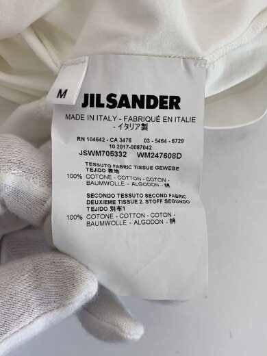 商品画像：Tシャツ/M/コットン/WHT/無地/jswm705332 5