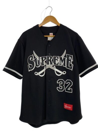 商品画像：Swords Baseball Jersey/半袖シャツ/M/ポリエステル/BLK/無地/FW25 1