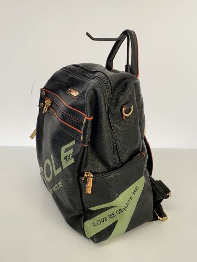 商品画像：リュック/レザー/BLK 2