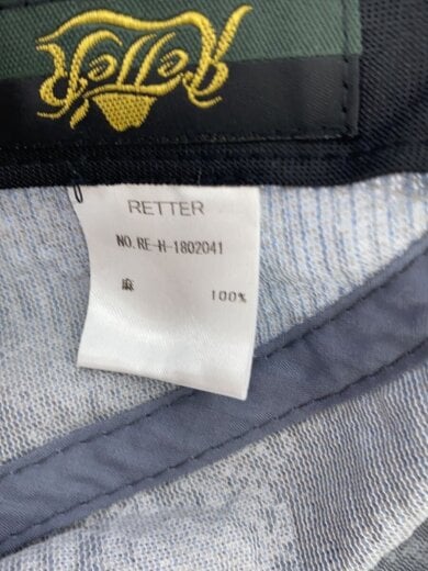 商品画像：RETTER/ハンチング/L/リネン/BLU/無地/メンズ 6