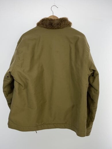 商品画像：N-1/デッキジャケット/44/コットン/KHK/無地 2