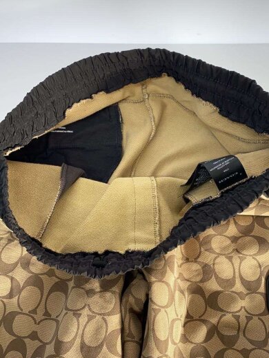 画像：COACHシグネチャージョーガーパンツ/ボトム/切替/M/コットン/CML/総柄/C78063