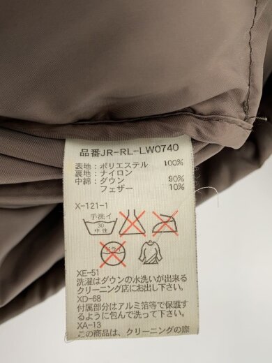 商品画像：ダウンジャケット/M/ナイロン/BRW/無地/JR-RL-LW0740 5
