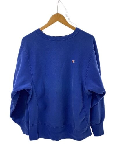 商品画像：80s/リバースウィーブ/トリコタグ/USA製/スウェット/M/コットン/BLU/無地 1