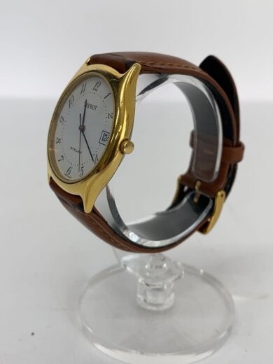 商品画像：腕時計/アナログ/レザー/WHT/BRW/f354 2