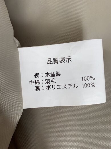 商品画像：10周年記念レザーダウンジャケット/L/ORN 4