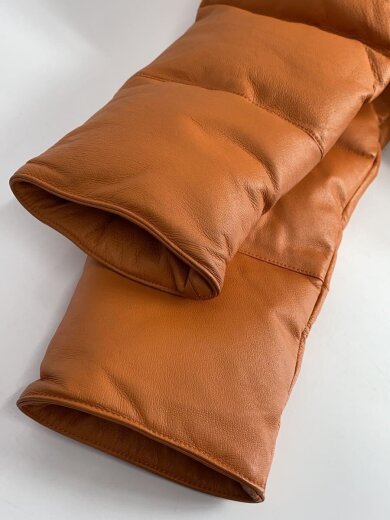 商品画像：10周年記念レザーダウンジャケット/L/ORN 5