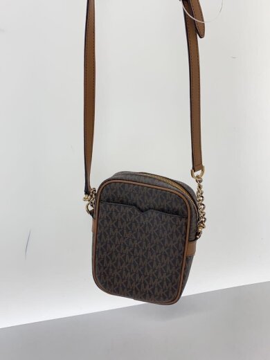 商品画像：ショルダーバッグ/レザー/BRW/総柄/AC-2105 2