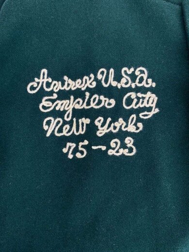 商品画像：NYC STADIUM JACKET/スタジャン/XL/ウール/レザー/GRN/783－3252047 8
